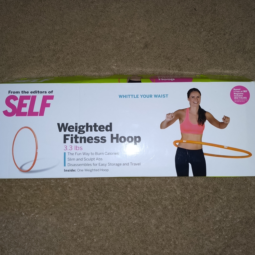 Vibrant Orange Fitness Hoop